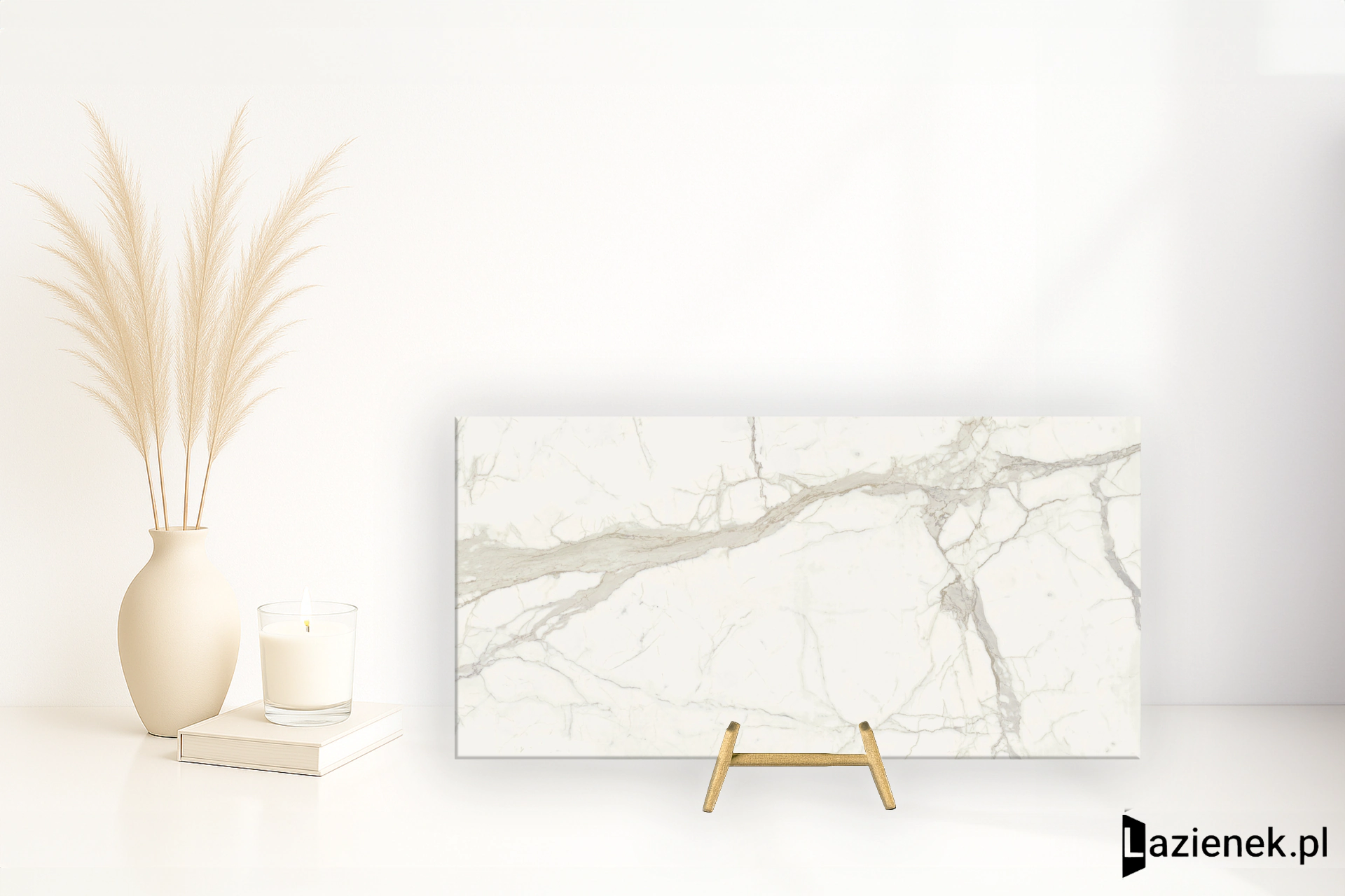 Graniti Fiandre Marble Active Calacatta antybakteryjna 150x300 cm gr. 6 mm - płytka rektyfikowana / IAS461530